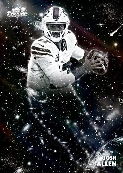 2025 Topps Cosmic Chrome Constellation Variation Josh Allen