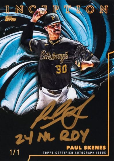 2025 Topps Inception Gold Ink Inscription Paul Skenes