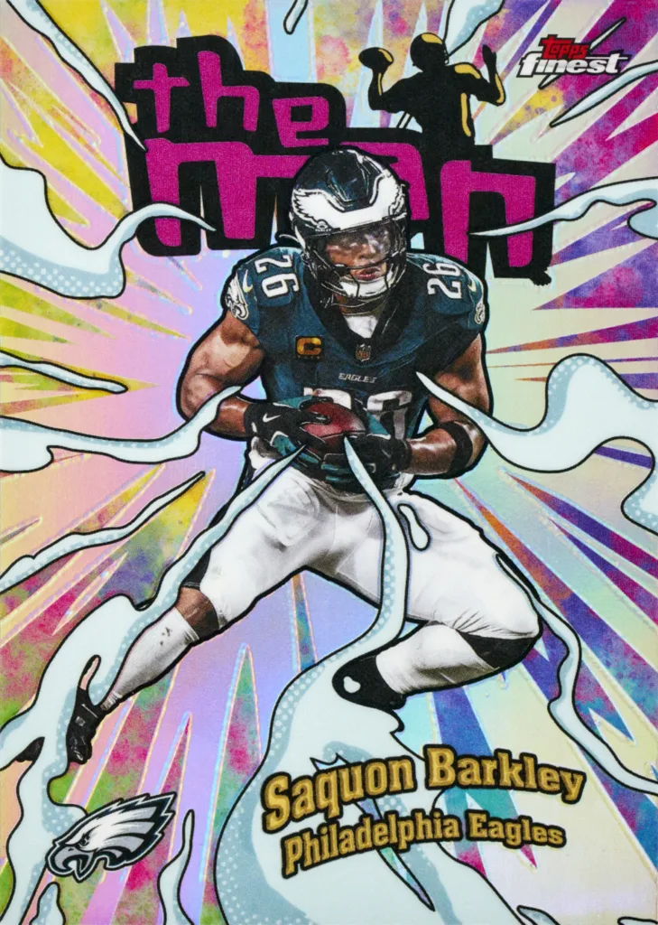 2025 Topps Finest Football TheMan Base SaquonBarkley FR 729x1024 1
