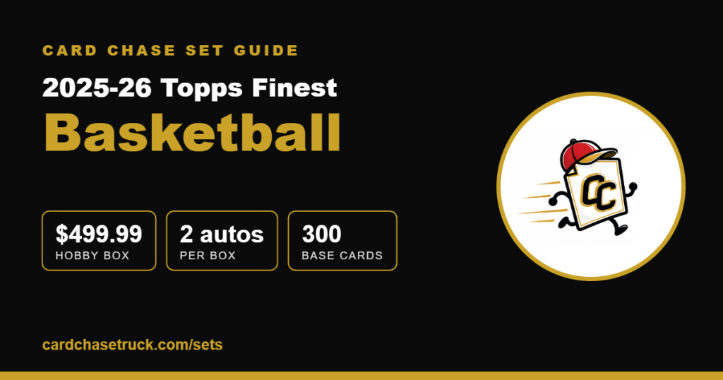 2025-26 Topps Finest Basketball set guide from Card Chase