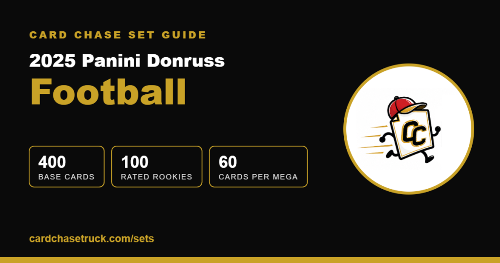 2025 Panini Donruss Football set guide from Card Chase