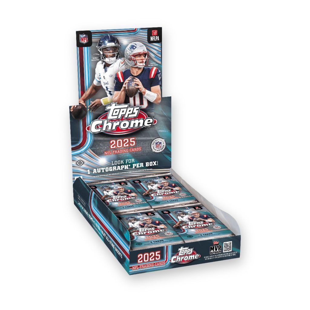 2025 Topps Chrome Football Hobby Box