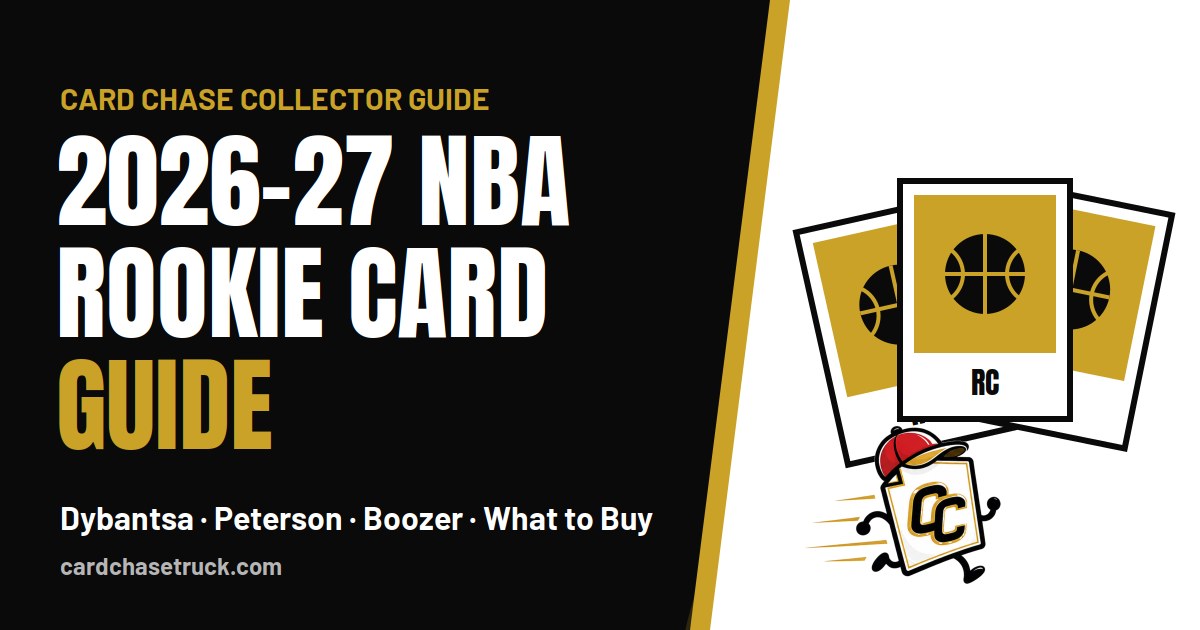 2026-27 NBA Rookie Card Guide: Dybantsa, Peterson, Boozer & Every Card Worth Chasing This Season 2026 27 nba rookie card guide featured