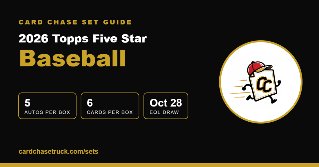 2026 Topps Five Star Baseball 2026 Topps Five Star Baseball set guide from Card Chase