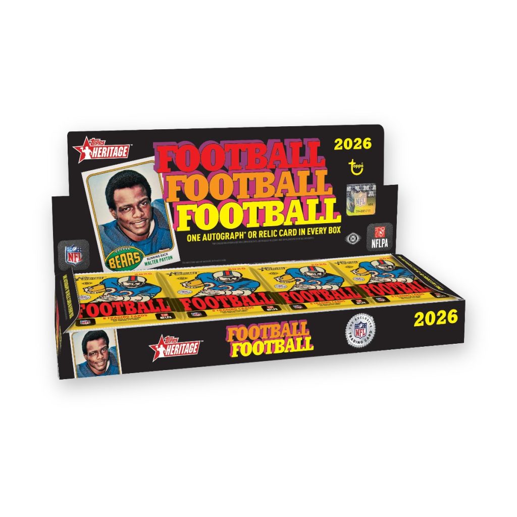2026 Topps Heritage Football Hobby Box