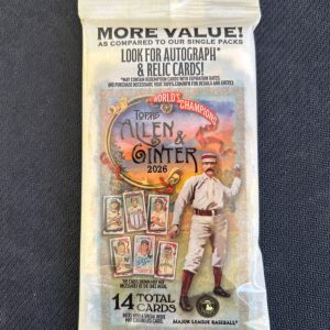 Home 2026 topps mlb allen & ginter fat pack