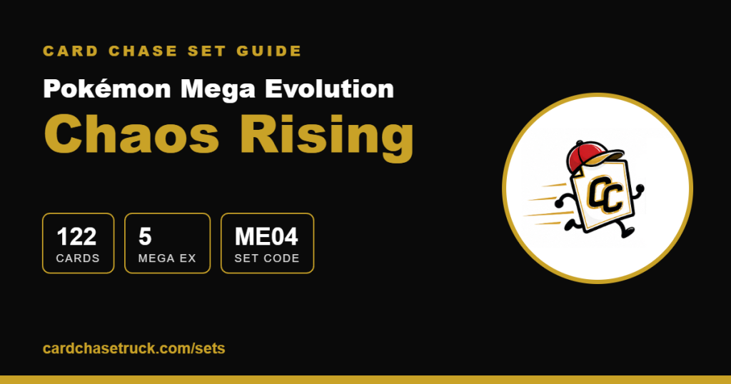 Pokémon Mega Evolution Chaos Rising set guide from Card Chase